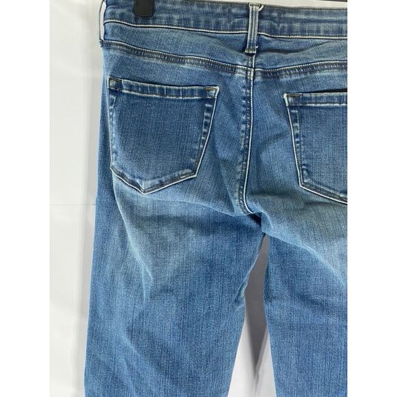 UNIQLO Women's Dark Blue Skinny Denim Straight-Leg Regular-Fit Jean SZ 24X33 - Picture 4 of 8